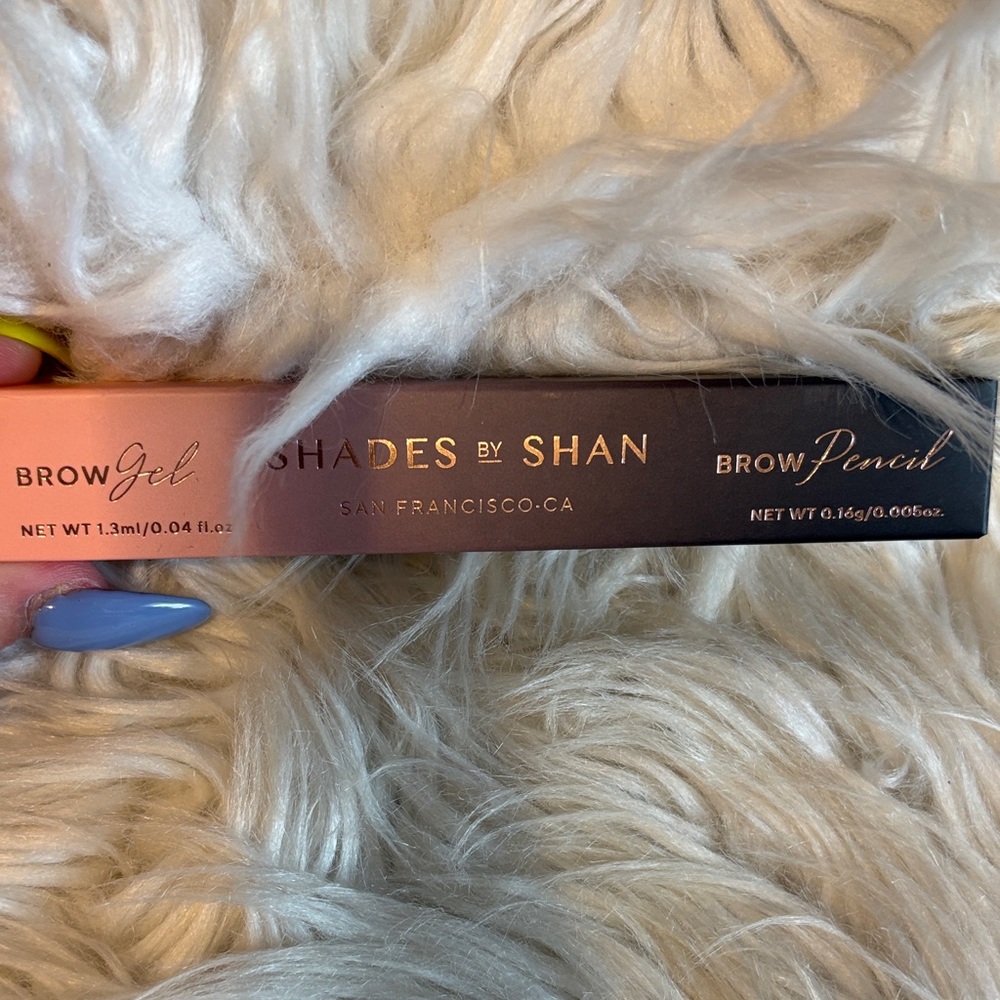 Shades by Shan Brow Gel and Pencil Set - Black and Cream